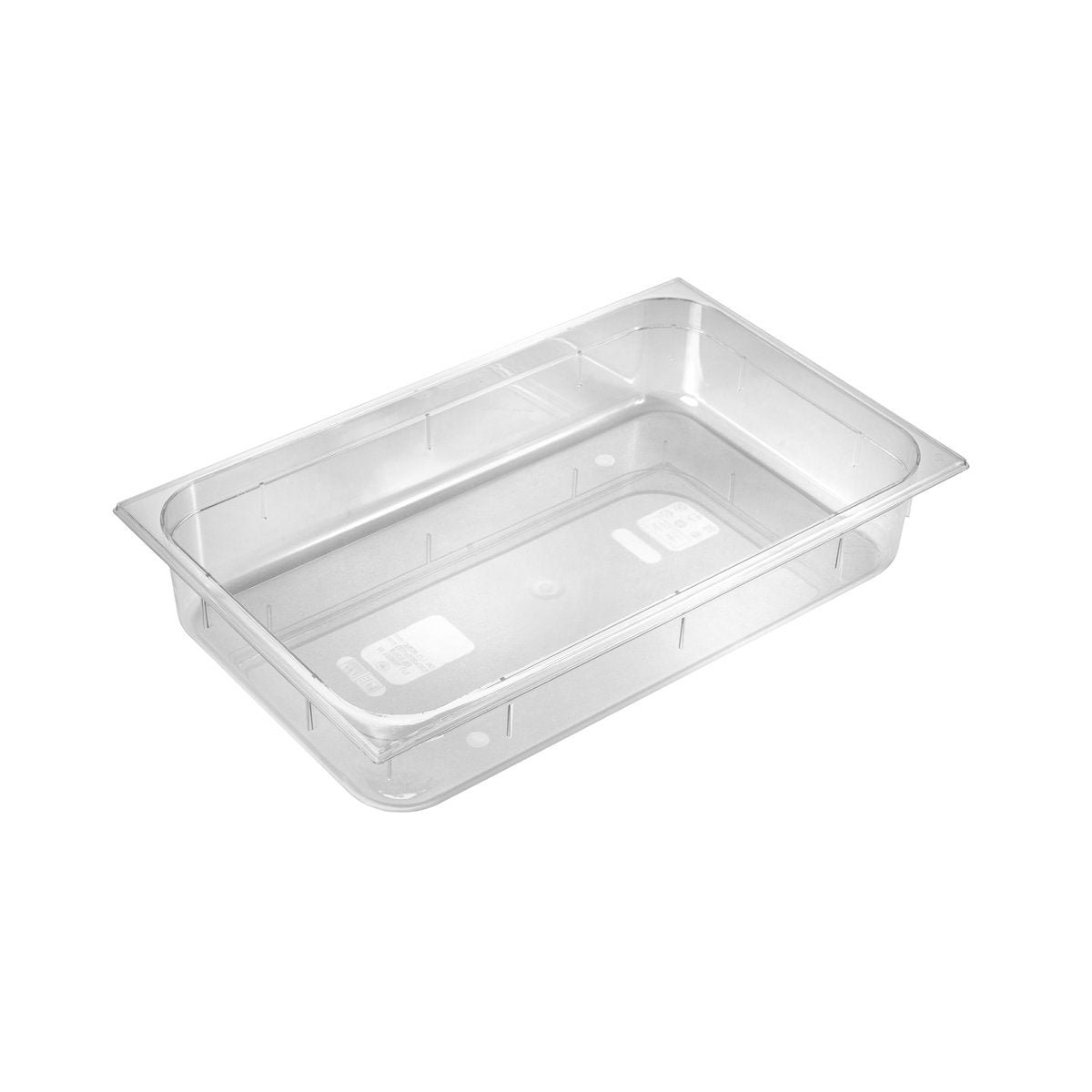 PC-11100CL Inox Macel Gastronorm Pan Polycarbonate Clear 1/1 Size 100mm Tomkin Australia Hospitality Supplies