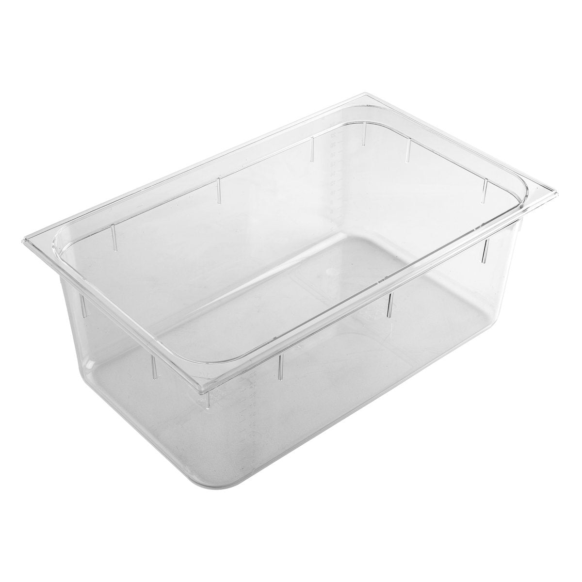 PC-11200CL Inox Macel Gastronorm Pan Polycarbonate Clear 1/1 Size 200mm Tomkin Australia Hospitality Supplies