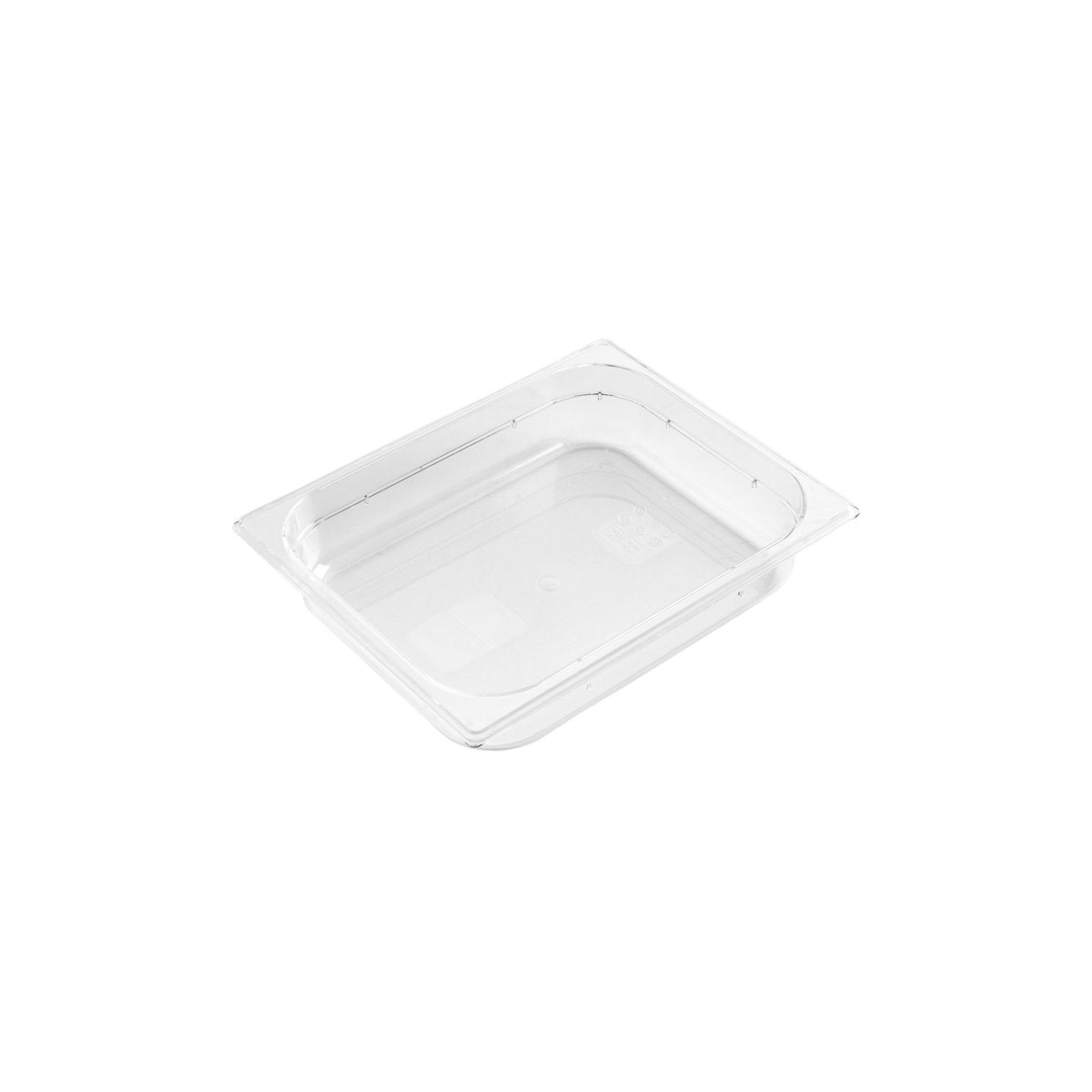 PC-12100CL Inox Macel Gastronorm Pan Polycarbonate Clear 1/2 Size 100mm Tomkin Australia Hospitality Supplies
