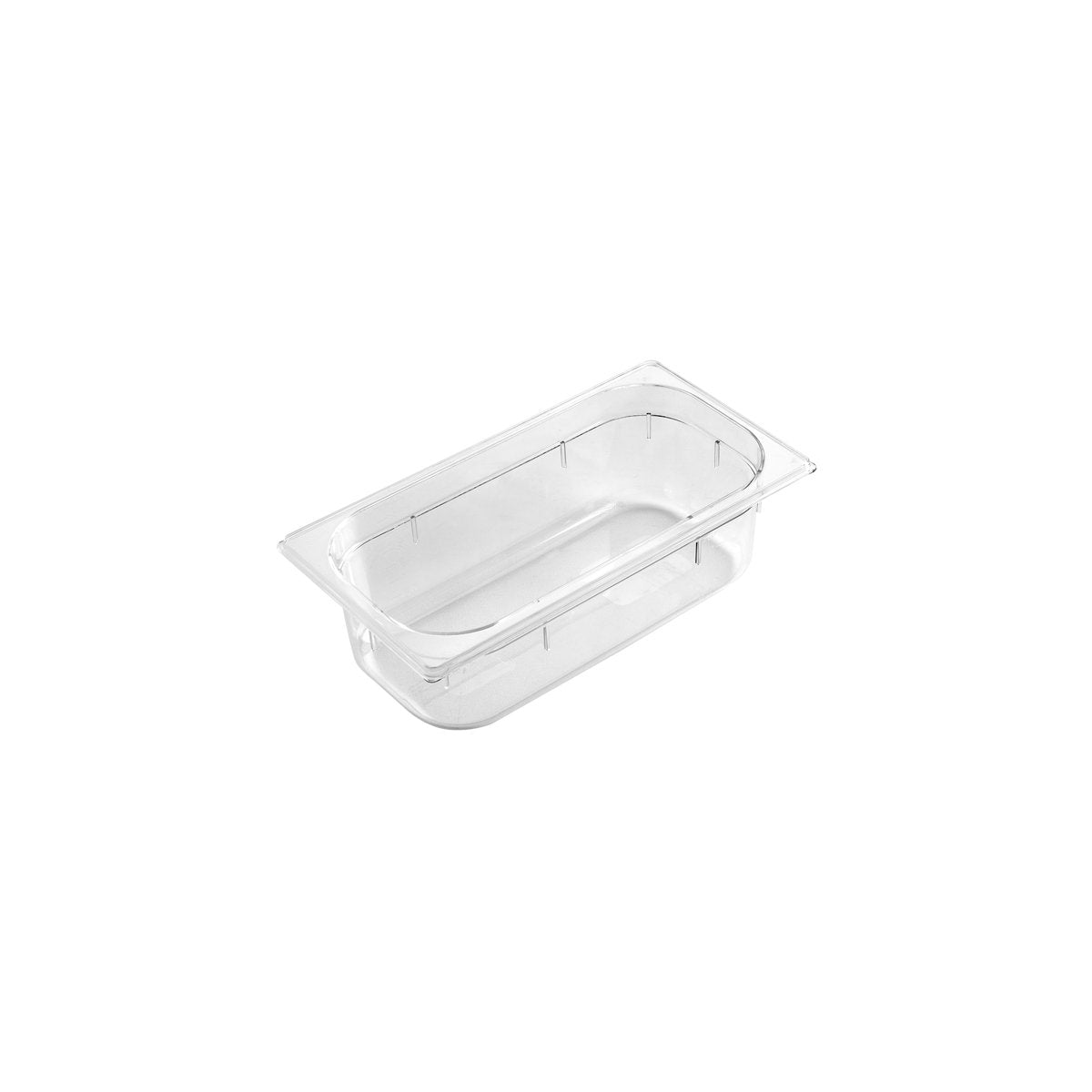 PC-13150CL Inox Macel Gastronorm Pan Polycarbonate Clear 1/3 Size 150mm Tomkin Australia Hospitality Supplies