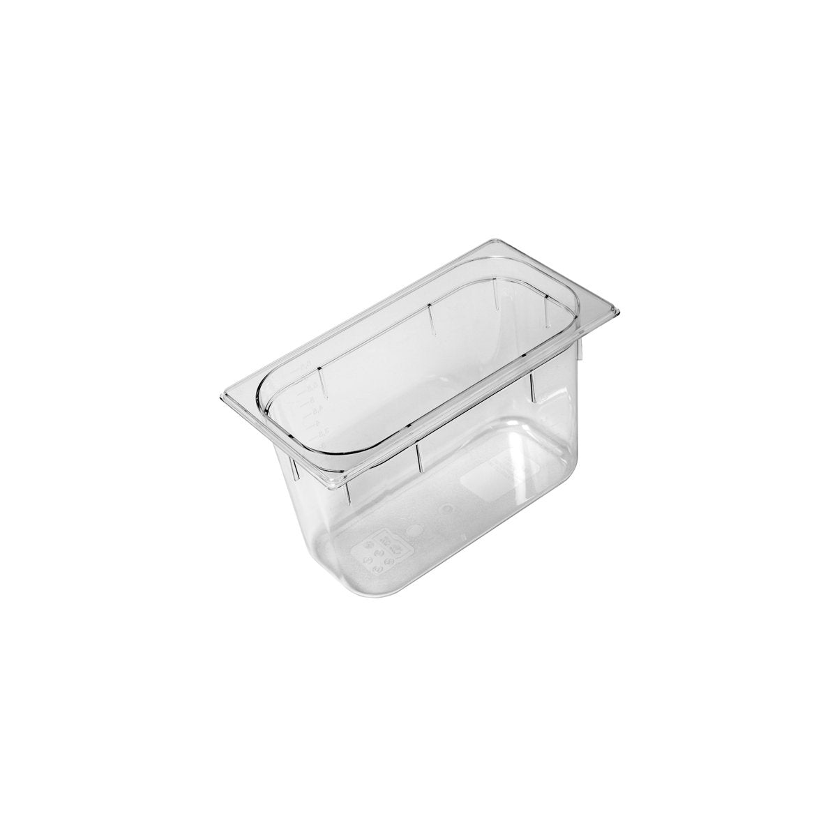 PC-13200CL Inox Macel Gastronorm Pan Polycarbonate Clear 1/3 Size 200mm Tomkin Australia Hospitality Supplies