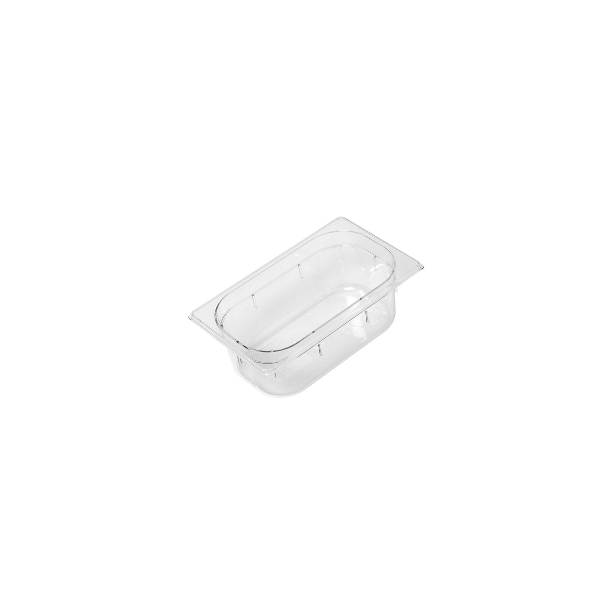 PC-14150CL Inox Macel Gastronorm Pan Polycarbonate Clear 1/4 Size 150mm Tomkin Australia Hospitality Supplies