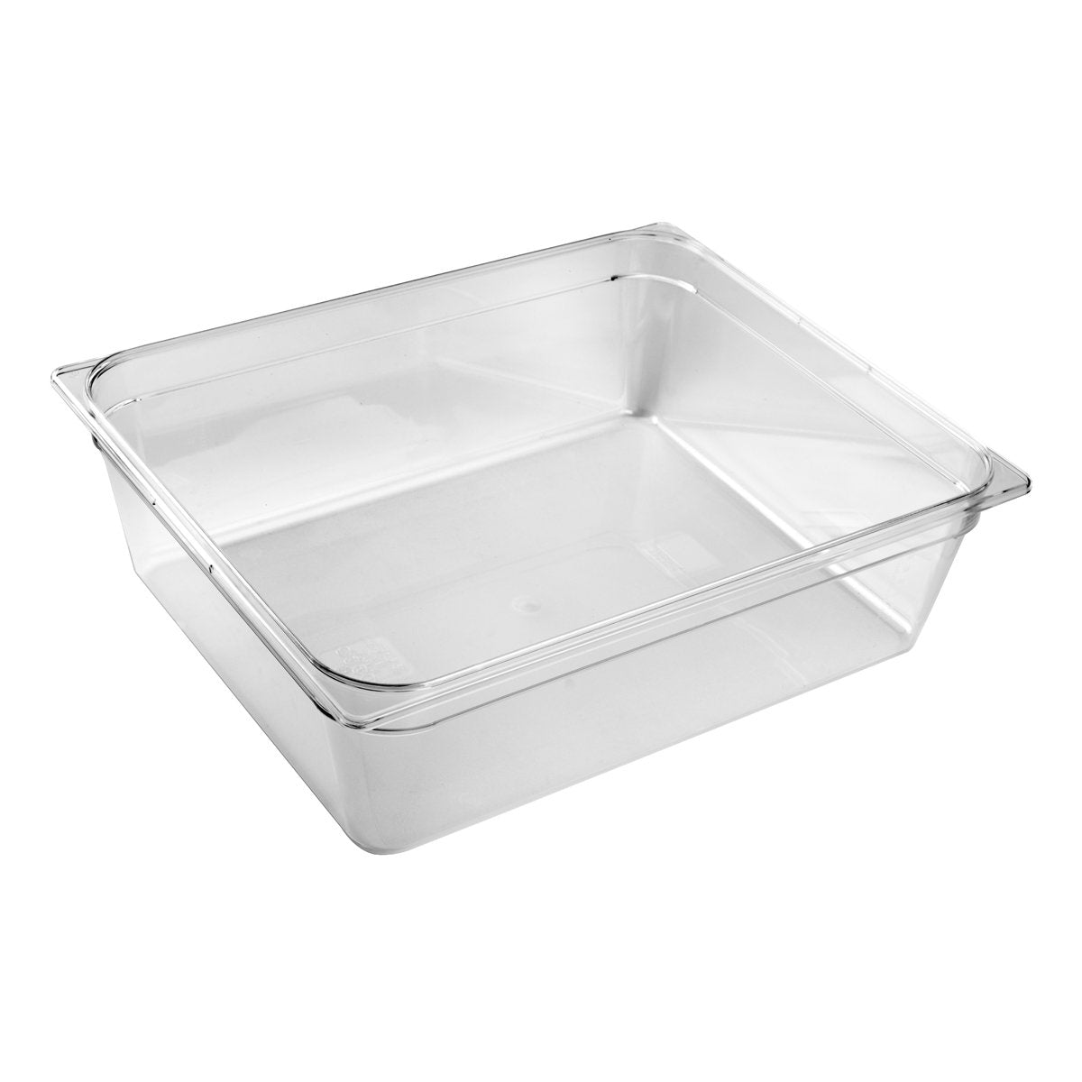 PC-21200CL Inox Macel Gastronorm Pan Polycarbonate onate Clear 2/1 Size 200mm  Tomkin Australia Hospitality Supplies