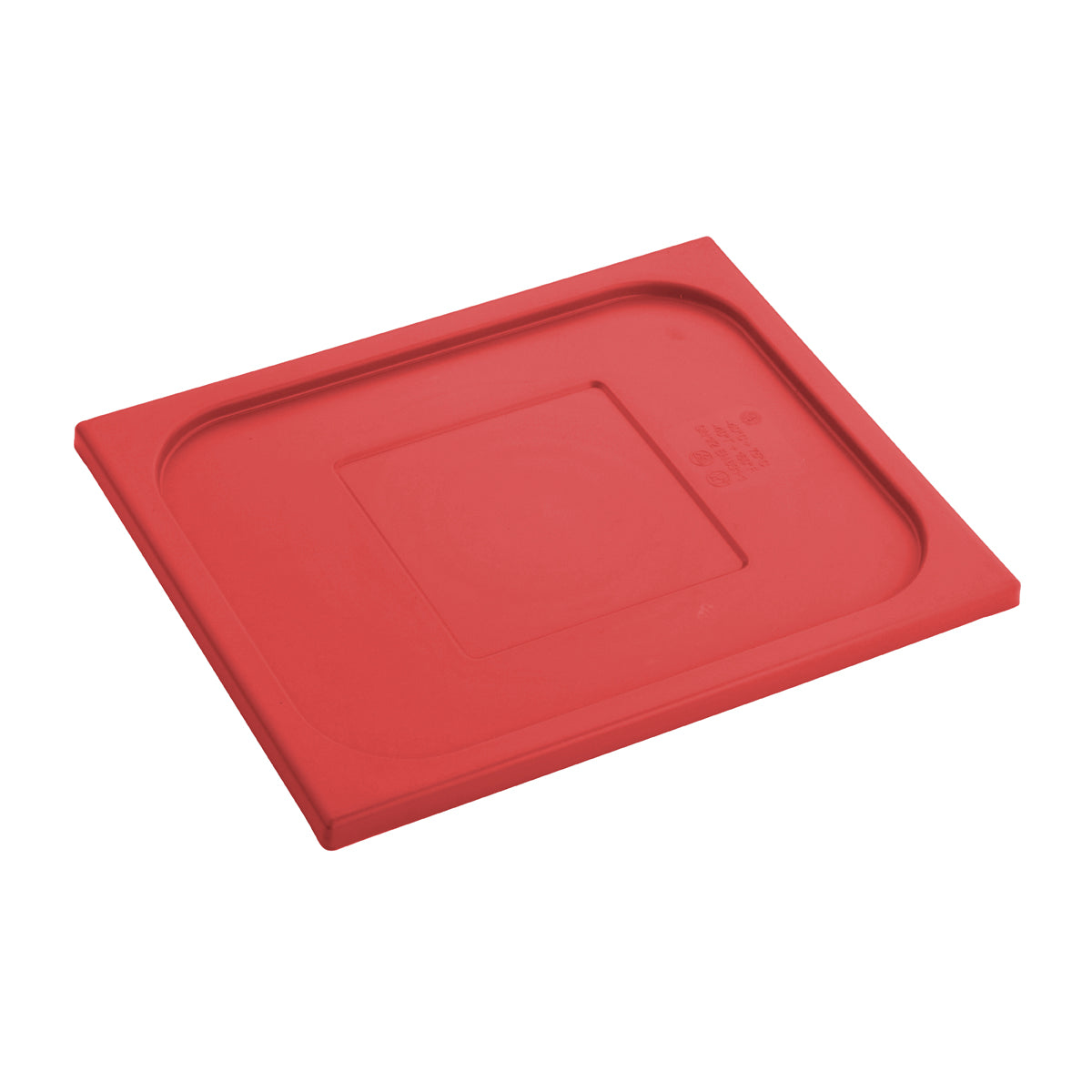 PPL-11R Inox Macel Gastronorm Lid Polypropylene 1/1 Size Red Tomkin Australia Hospitality Supplies