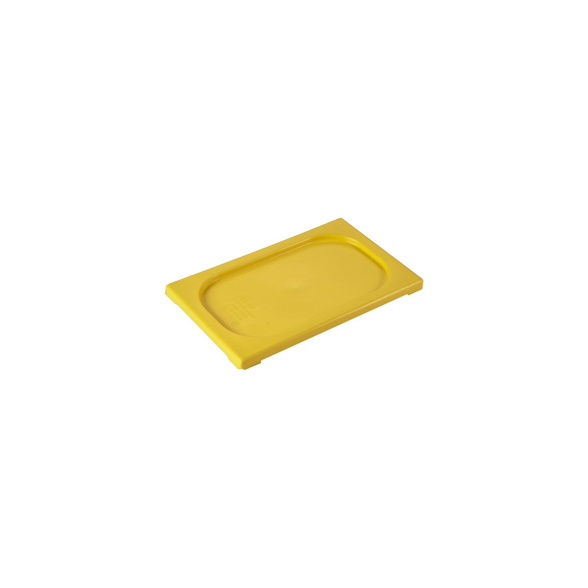 PPL-14Y Inox Macel Gastronorm Lid Polypropylene 1/4 Size Yellow Tomkin Australia Hospitality Supplies