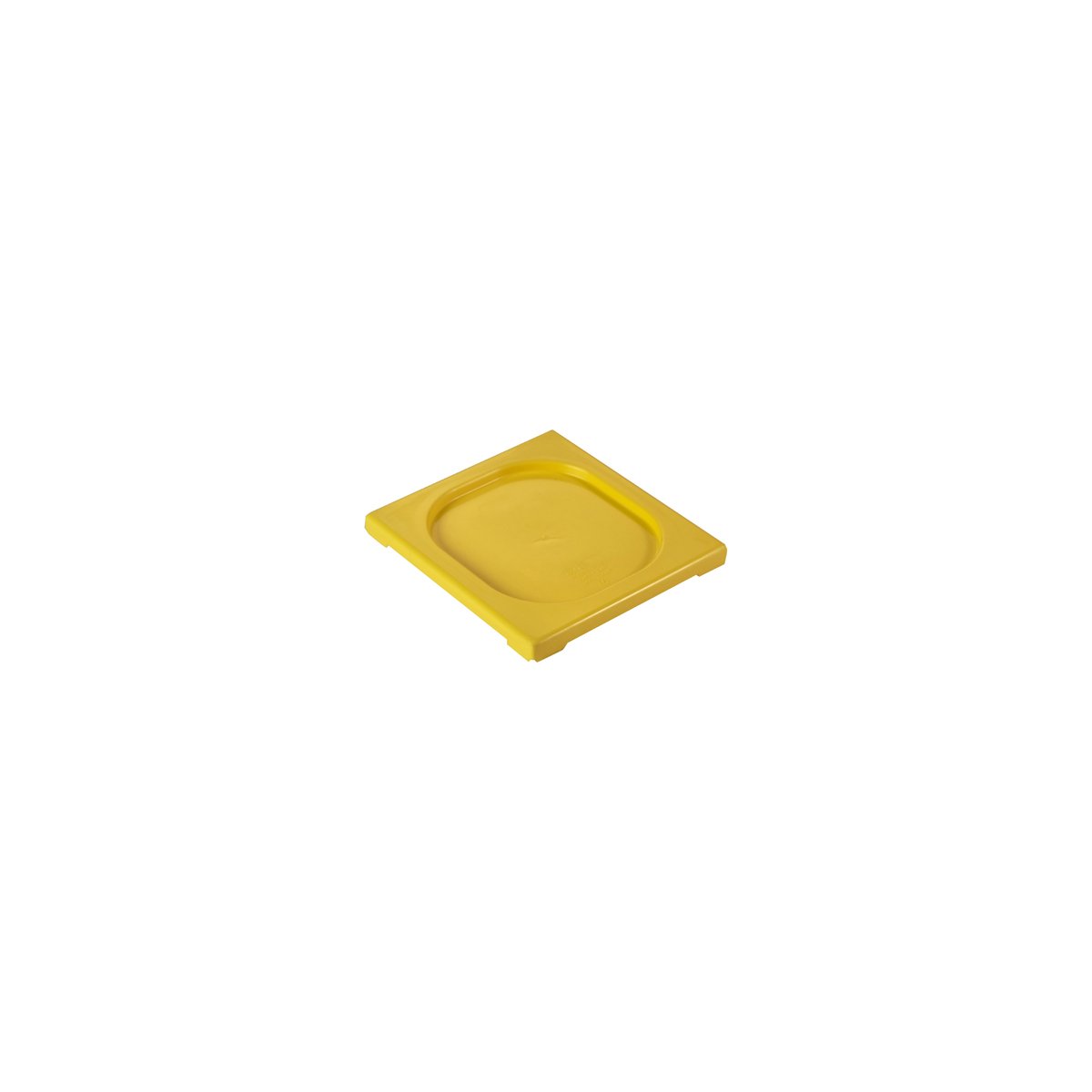 PPL-16Y Inox Macel Gastronorm Lid Polypropylene 1/6 Size Yellow Tomkin Australia Hospitality Supplies