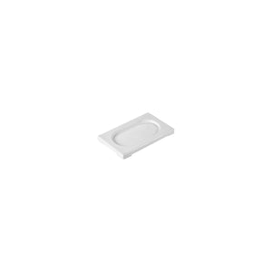 Gastronorm Lid Polypropylene 1/9 Size White 176x108x20mm