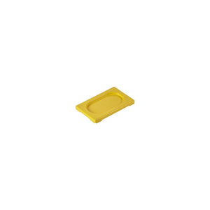 Gastronorm Lid Polypropylene 1/9 Size Yellow 176x108x20mm