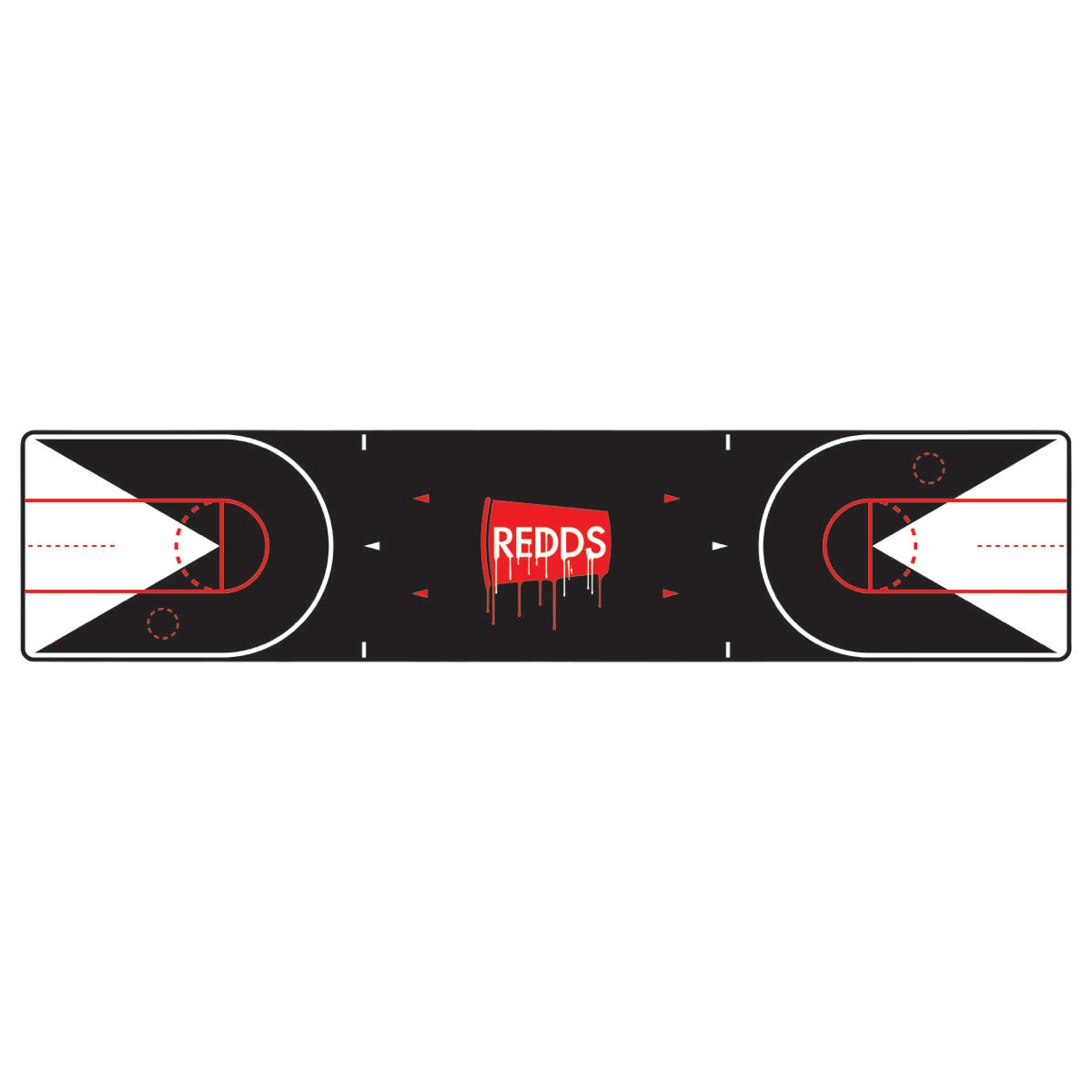 RCBPTBK1-1 Redds Redds Beer Pong Table 2400x600x700mm Tomkin Australia Hospitality Supplies
