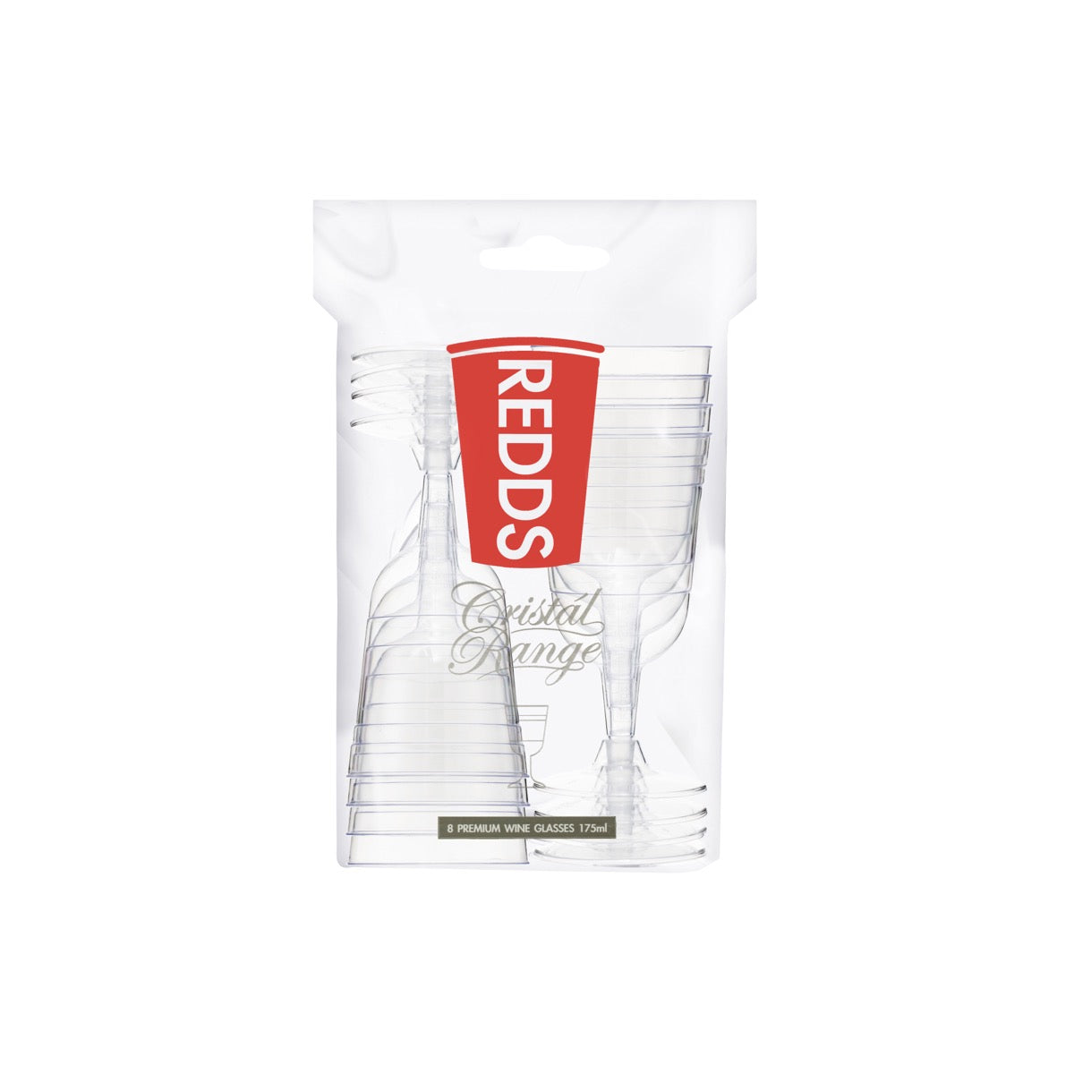 Reddss Redds Redds Cristal Range Wine Cup 175ml | Tomkin Australia