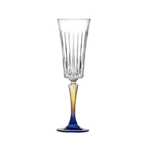 Gipsy Champagne Flute 210ml Yellow / Purple