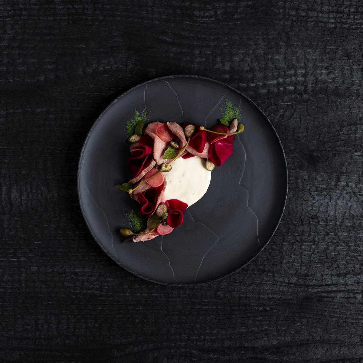 Basalt Rectangular Tray 250x120mm