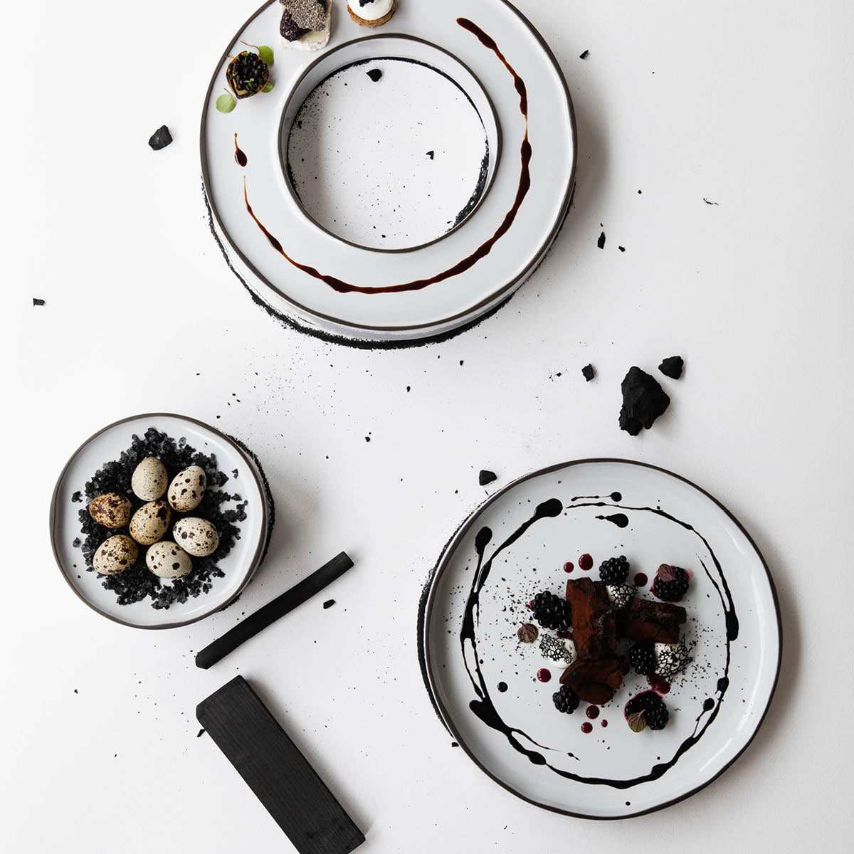 Caractere White Cumulus Salad Bowl 325mm