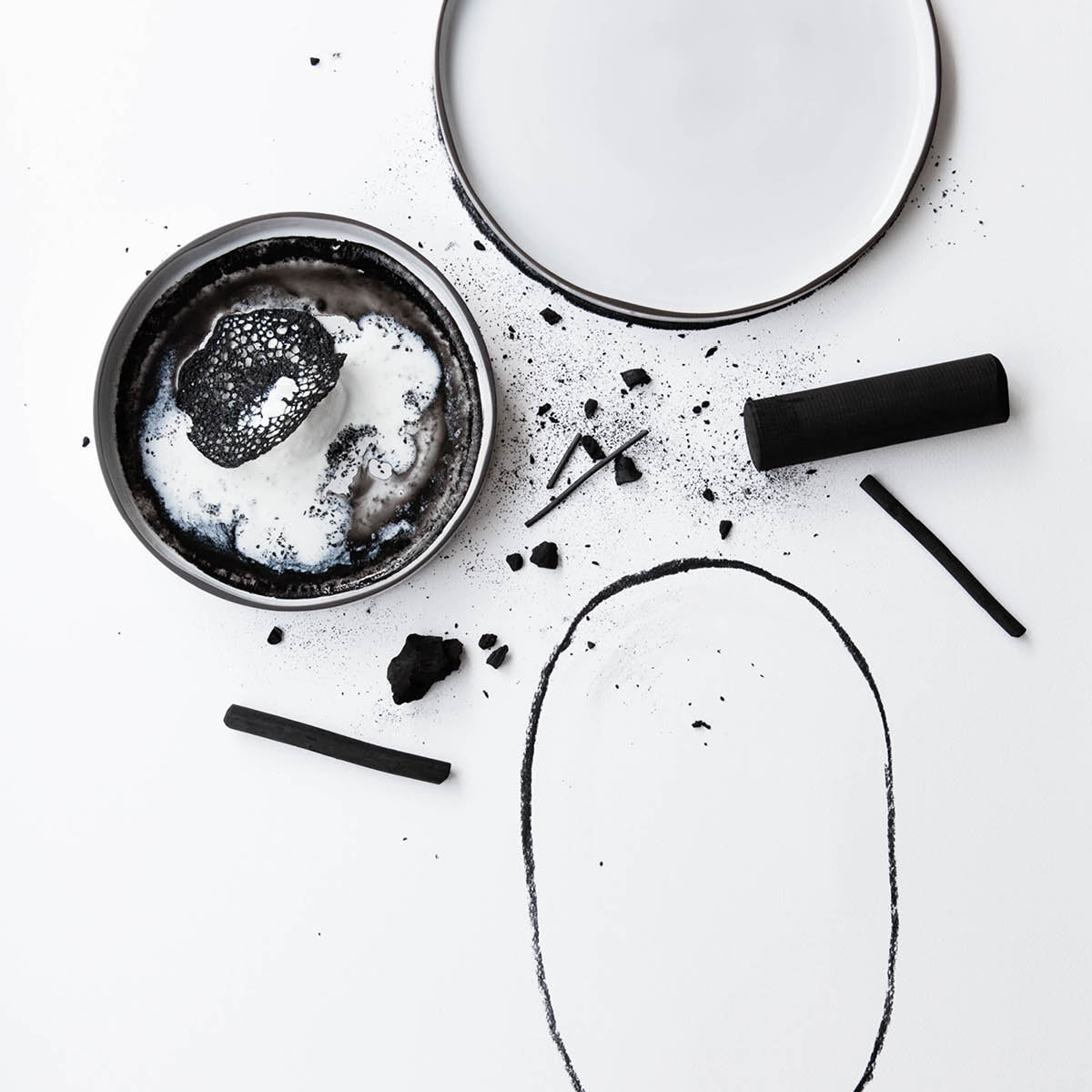 RV652864 Revol Caractere White Cumulus Oval Dish 465x287mm Tomkin Australia Hospitality Supplies