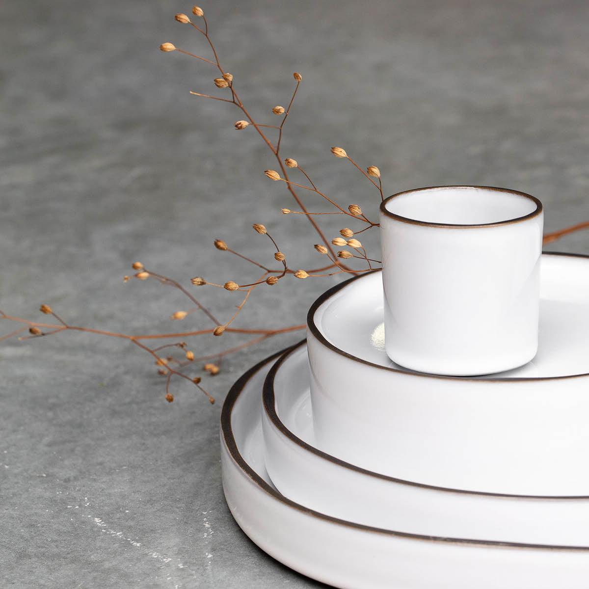 Caractere White Cumulus Pedestal 150mm