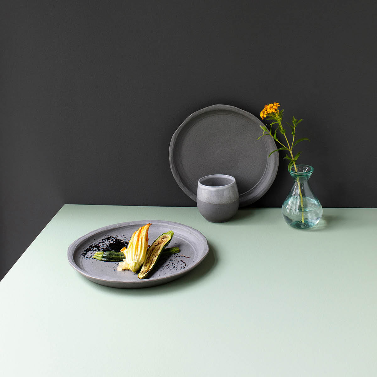 Revol No.W Matt Grey Recyclay Plate 235x20mm