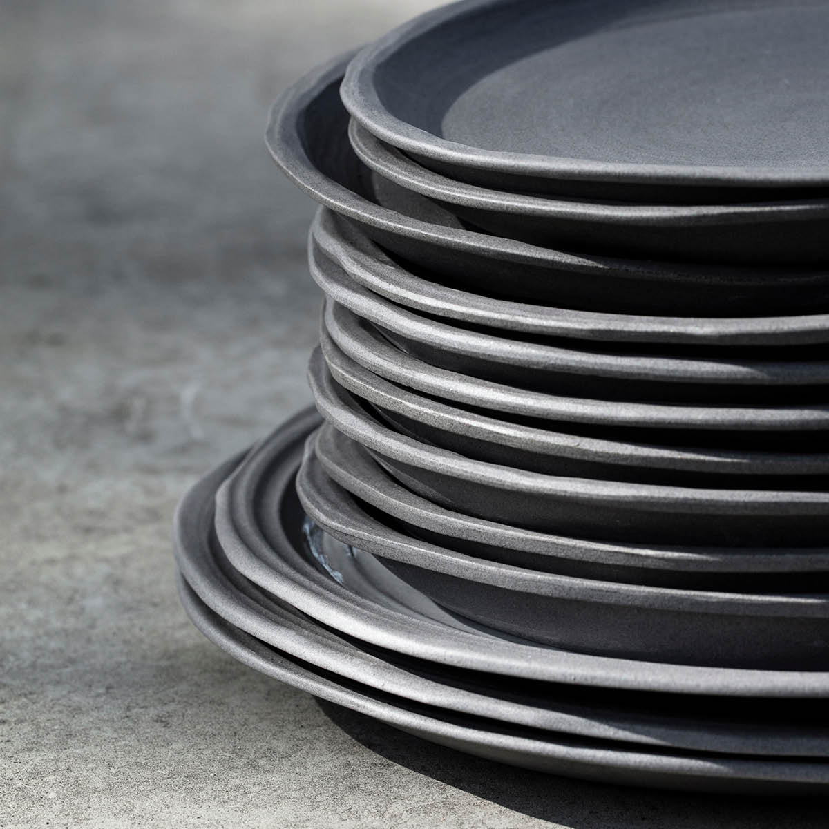 Revol No.W Matt Grey Recyclay Plate 220x18mm