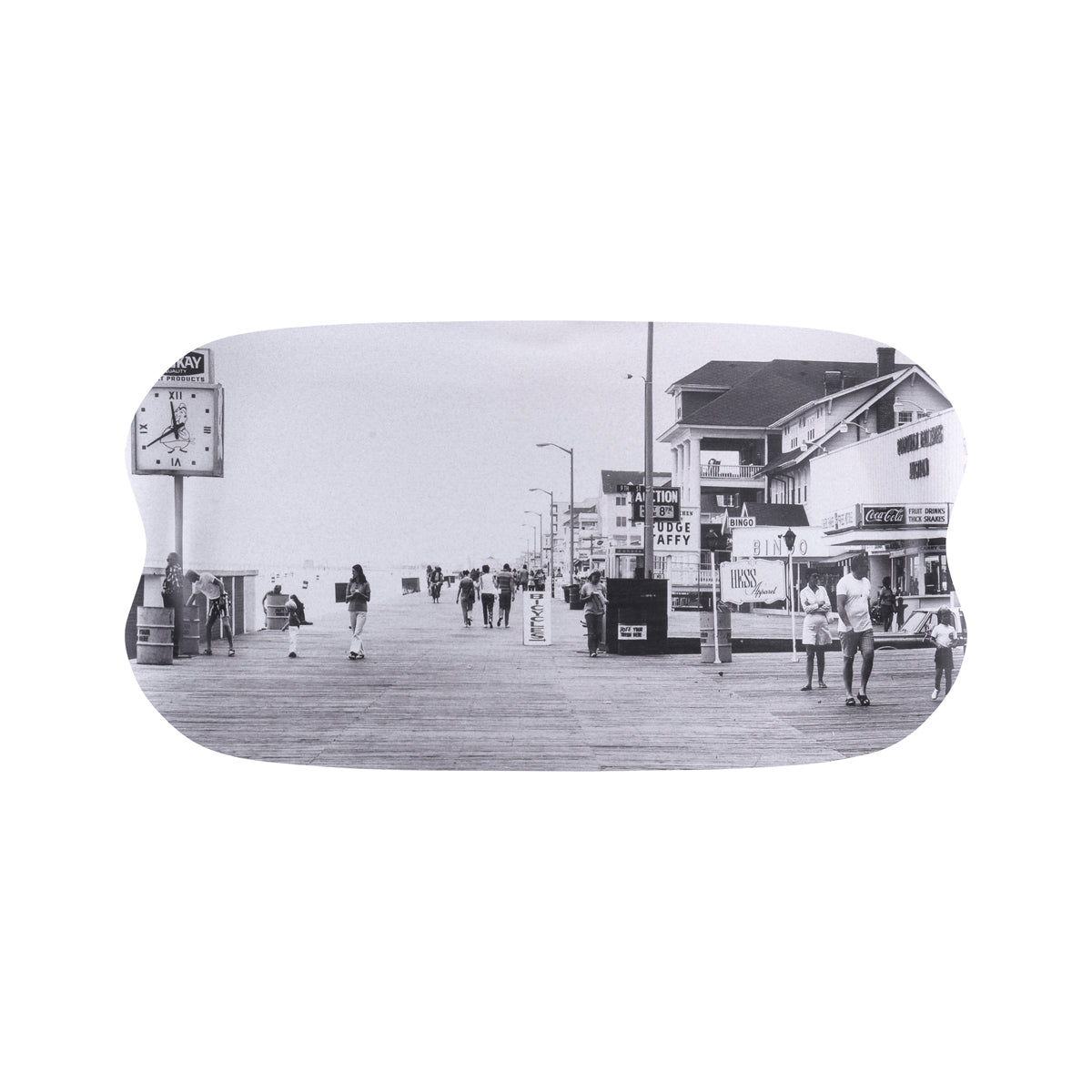 ROLTEX9000 Roltex Roltex Earth Wave Tray Boardwalk Print 430x230mm Tomkin Australia Hospitality Supplies