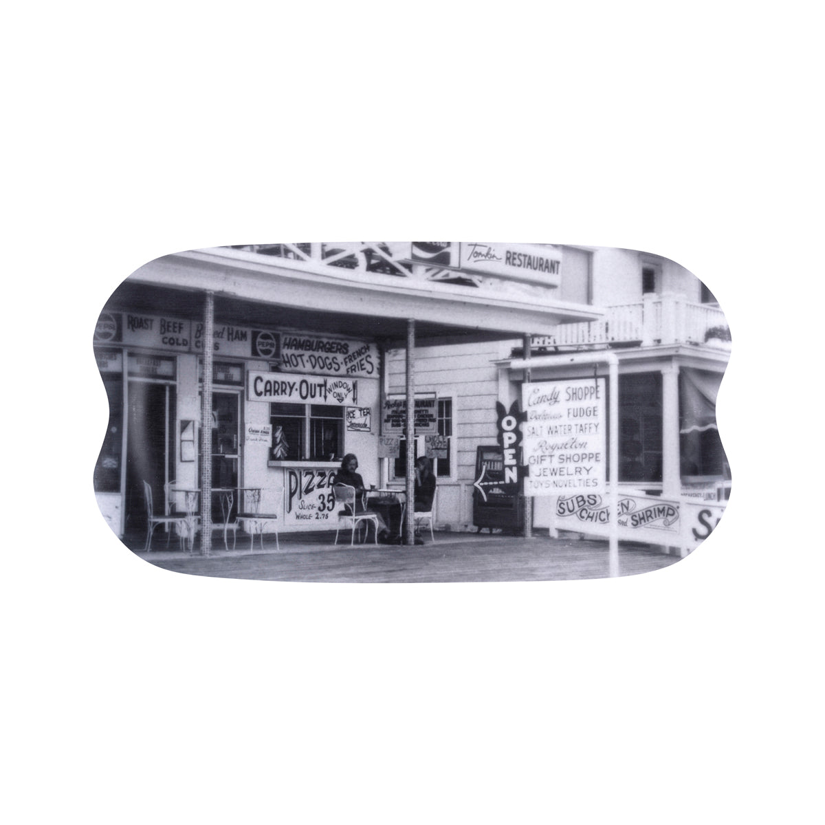 ROLTEX9001 Roltex Roltex Earth Wave Tray Corner Store Print 430x230mm Tomkin Australia Hospitality Supplies