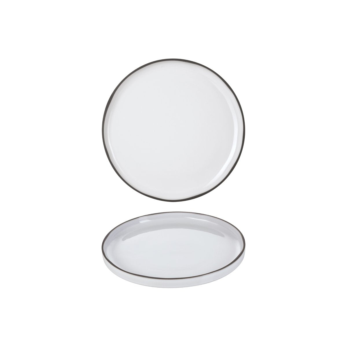 RV652703 Revol Caractere White Cumulus Round Plate 260mm Tomkin Australia Hospitality Supplies
