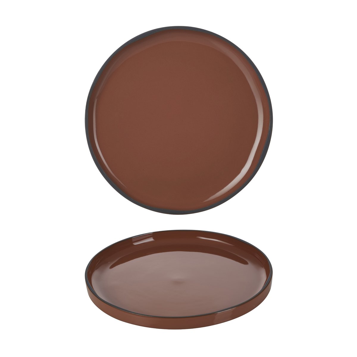 RV652713 Revol Caractere Cinnamon Round Plate 280mm Tomkin Australia Hospitality Supplies