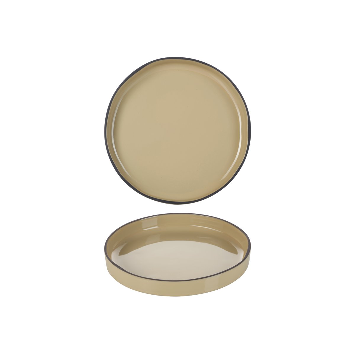 RV652742 Revol Caractere Nutmeg Gourmet Plate 230mm Tomkin Australia Hospitality Supplies