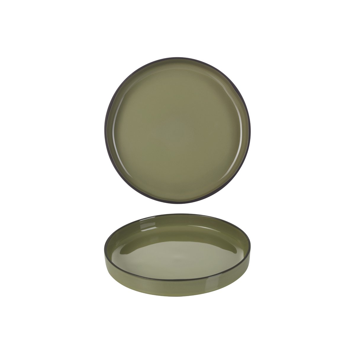 RV652746 Revol Caractere Cardamom Gourmet Plate 230mm Tomkin Australia Hospitality Supplies