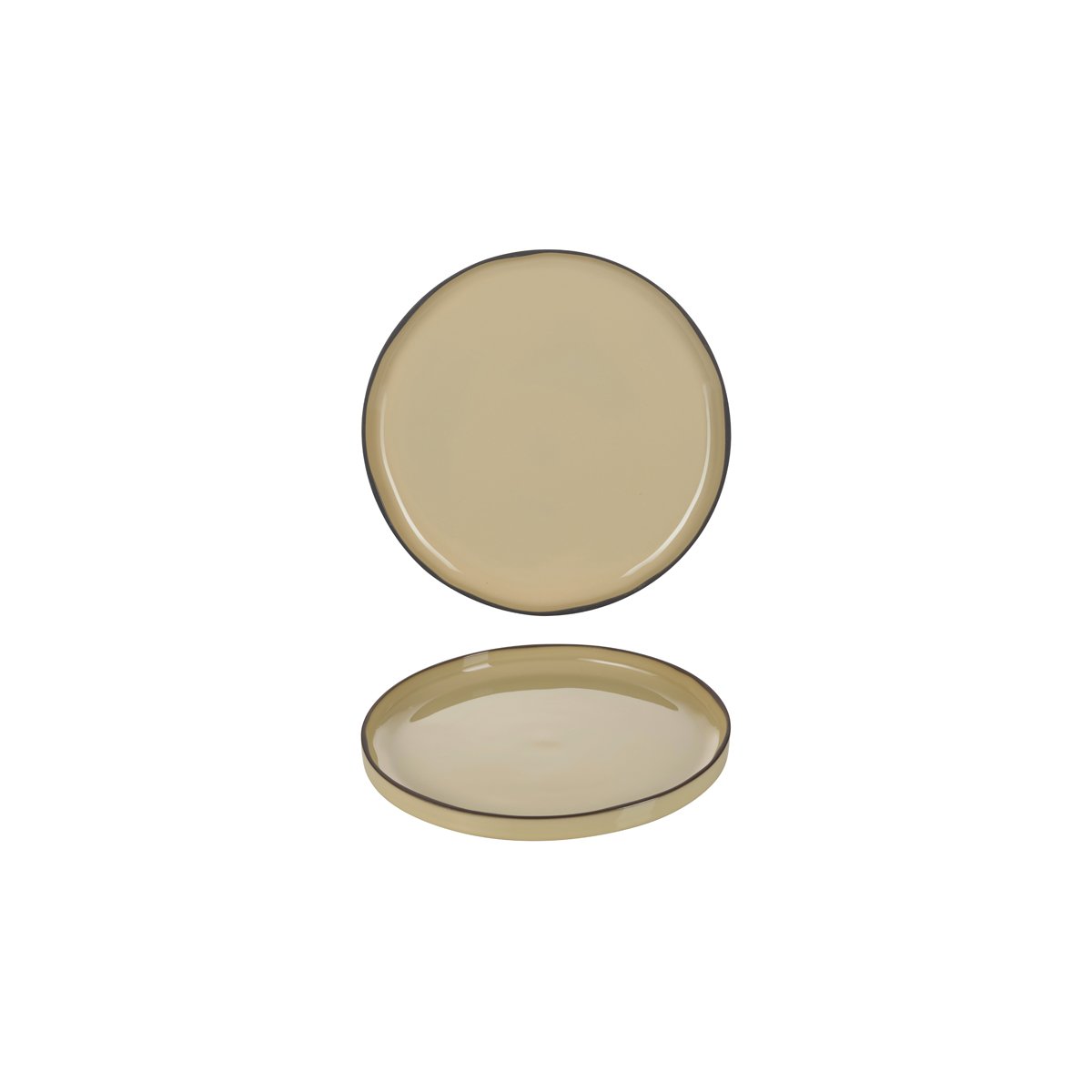 RV652797 Revol Caractere Nutmeg Round Plate 210mm Tomkin Australia Hospitality Supplies