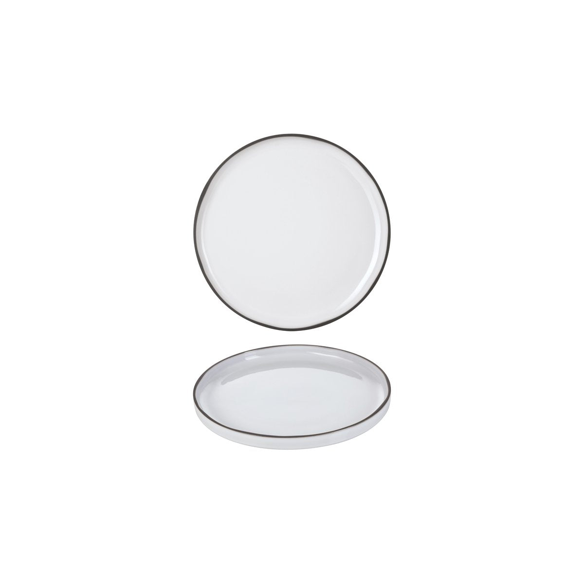 RV652798 Revol Caractere White Cumulus Round Plate 210mm Tomkin Australia Hospitality Supplies