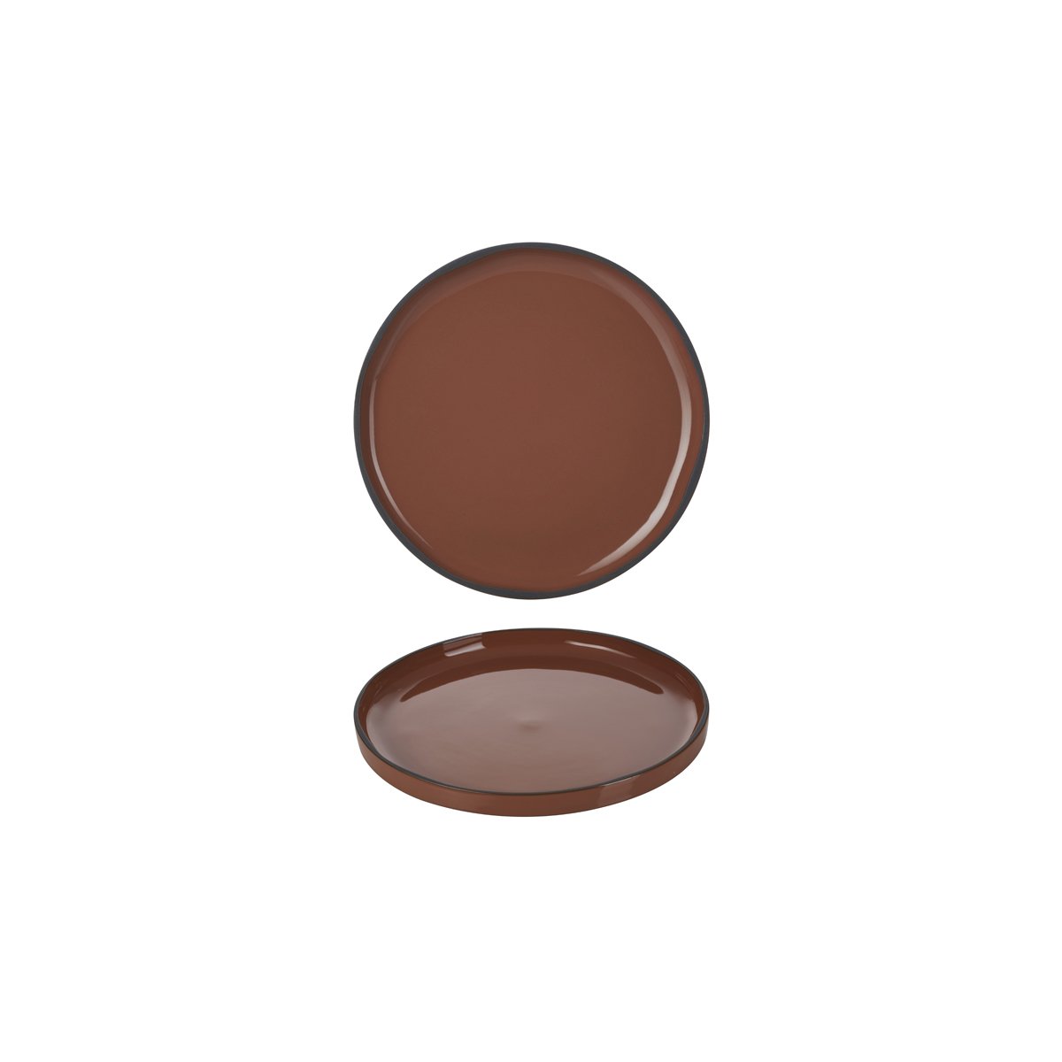 RV652800 Revol Caractere Cinnamon Round Plate 210mm Tomkin Australia Hospitality Supplies