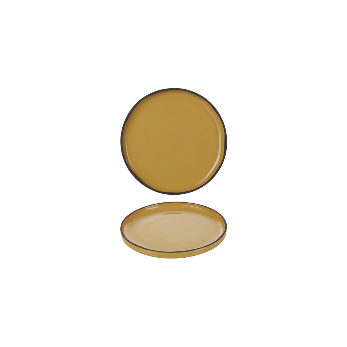 RV652850 Revol Caractere Tumeric Round Plate 150mm Tomkin Australia Hospitality Supplies