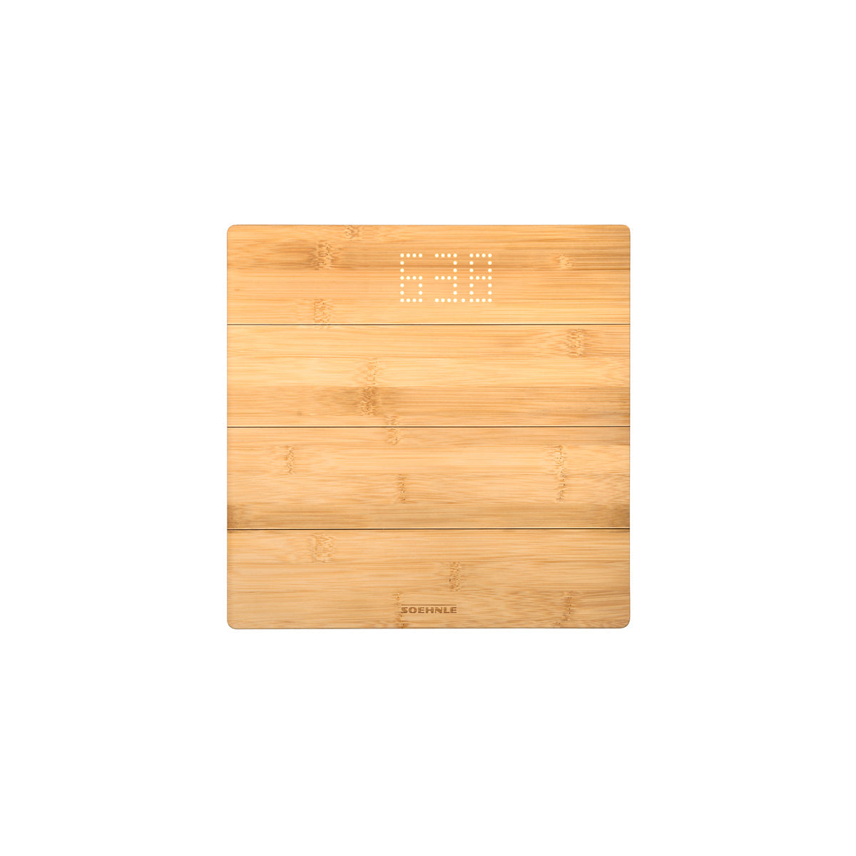 S63880 Soehnle Style Sense Bamboo Magic Bathroom Scale Tomkin Australia Hospitality Supplies