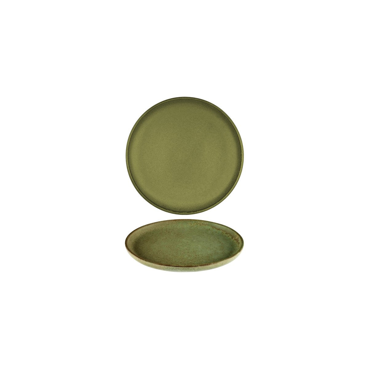 SERAXB5116200A Serax Serax Surface Camo Green Round Plate 160mm Tomkin Australia Hospitality Supplies