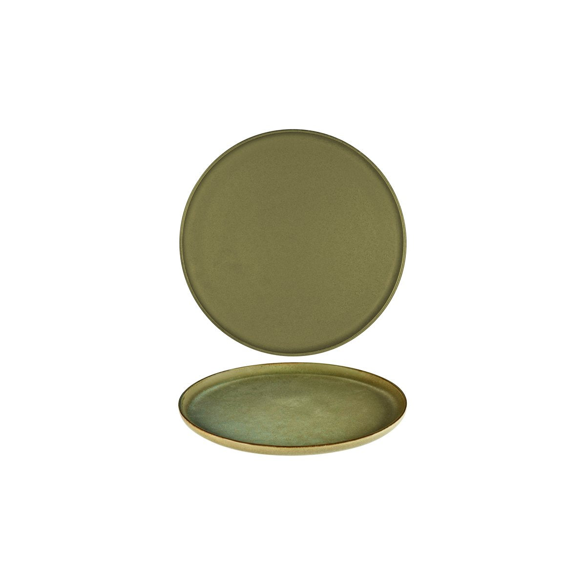 SERAXB5116202A Serax Serax Surface Camo Green Round Plate 240mm Tomkin Australia Hospitality Supplies