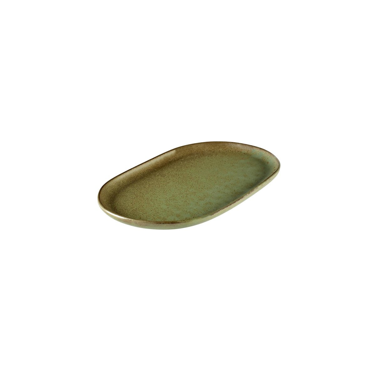 SERAXB5116218A Serax Serax Surface Camo Green Tapas Plate 250x150mm Tomkin Australia Hospitality Supplies