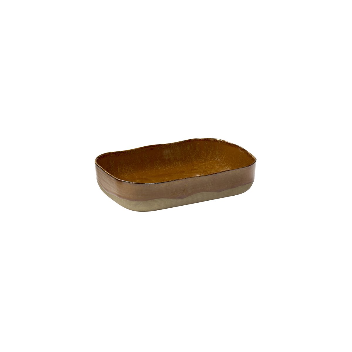 SERAXB5117119 Serax Serax Merci Ochre / Brown Extra Deep Bowl 230x150mm Tomkin Australia Hospitality Supplies