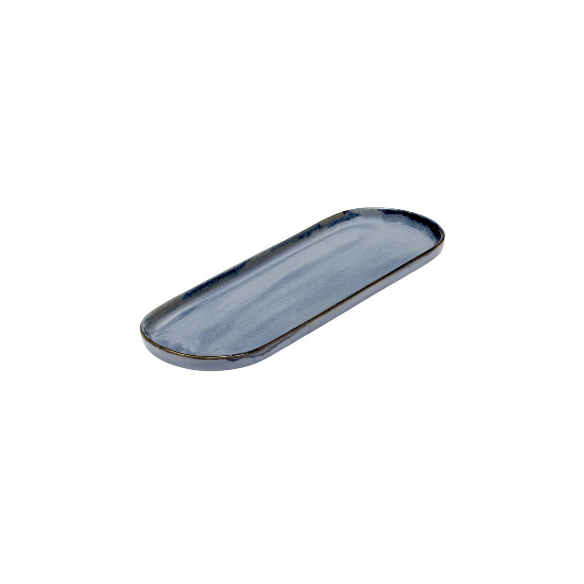 SERAXB5118112 Serax Serax Terres De Reves Blue Oval Plate 280x90mm Tomkin Australia Hospitality Supplies