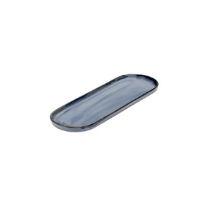 Serax Terres De Reves Blue Oval Plate 280x90mm