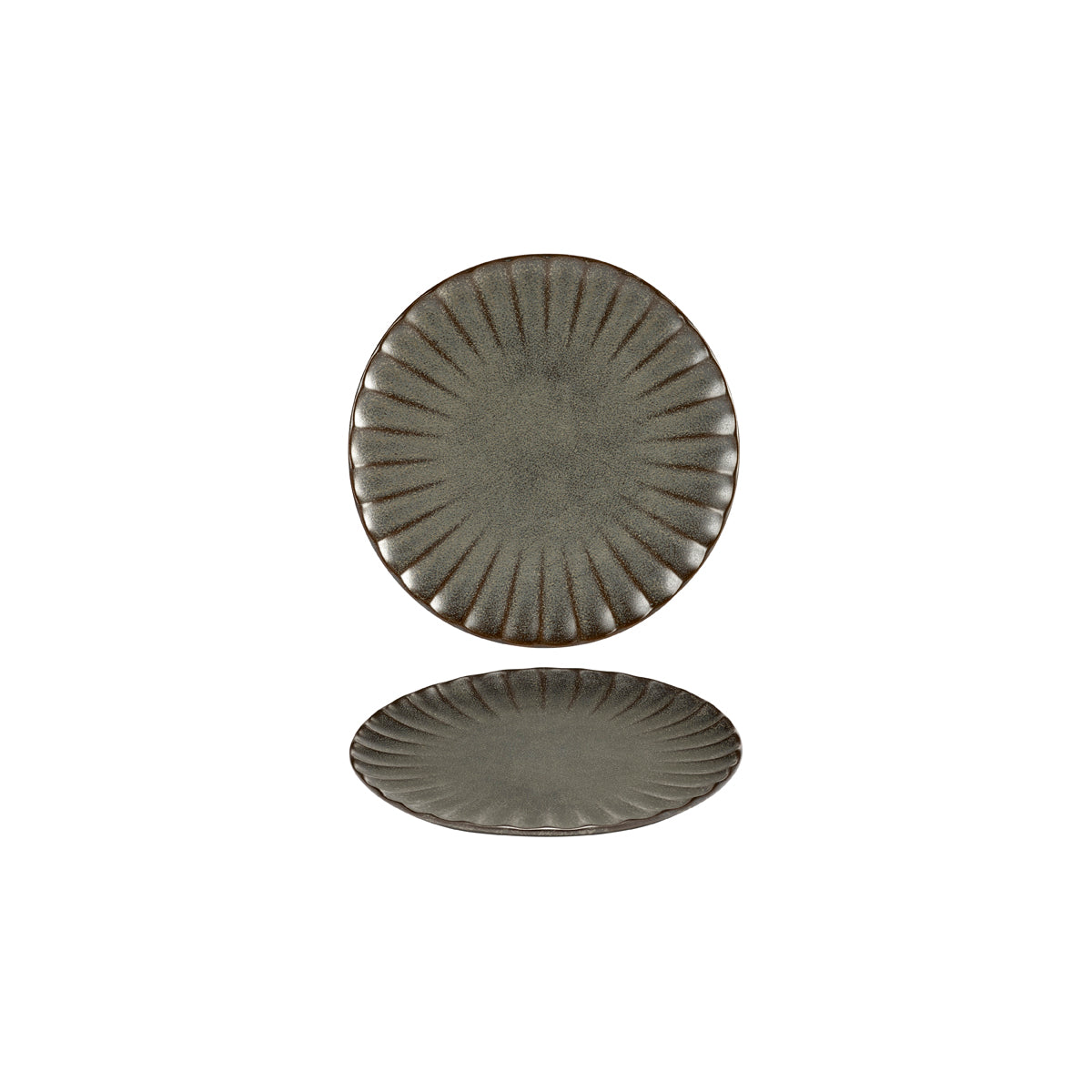 SERAXB5120230G Serax Serax Inku Green Round Coupe Plate 150mm Tomkin Australia Hospitality Supplies