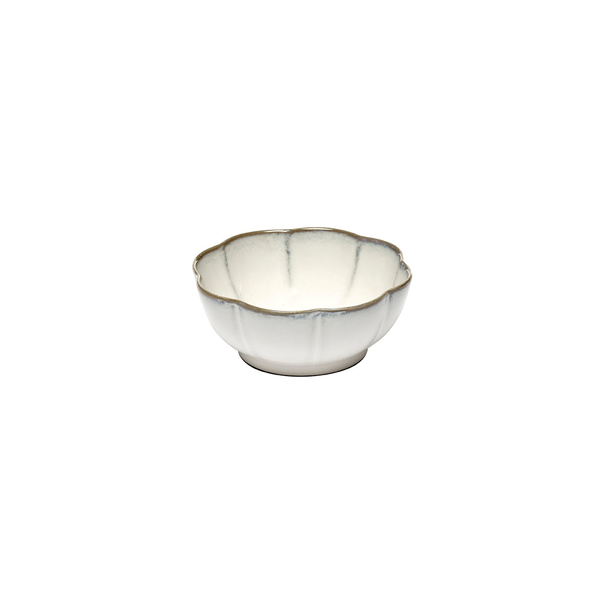 SERAXB5120242W Serax Serax Inku White Round Ribbed Bowl 150mm Tomkin Australia Hospitality Supplies