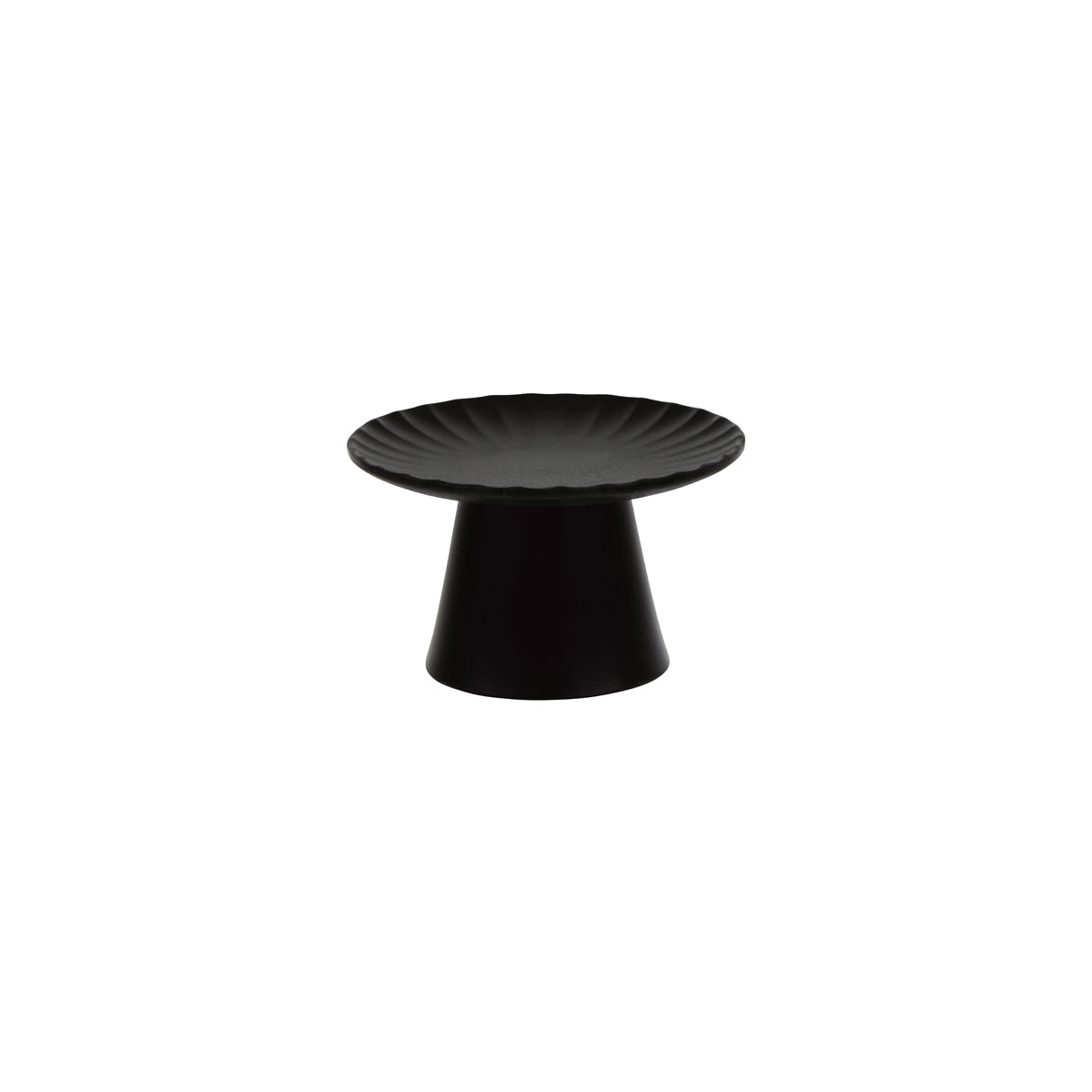 SERAXB5120252B Serax Inku Round Pedistal Cake Stand S Black 150x90mm Tomkin Australia Hospitality Supplies