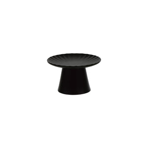 Inku Round Pedestal Cake Stand Black 150x90mm