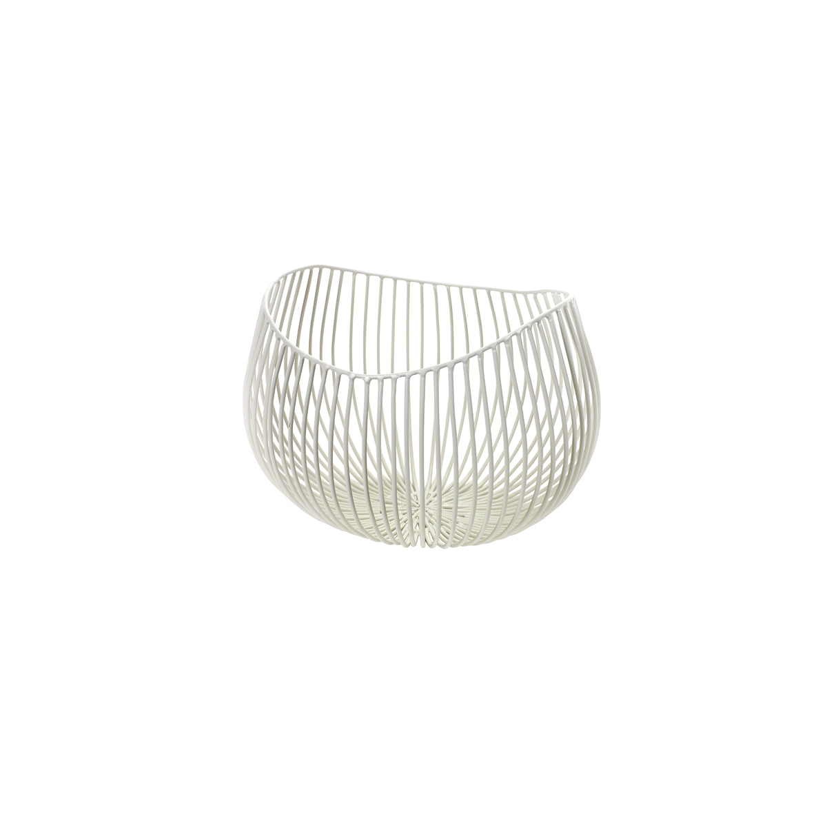 SERAXB7211275W Serax Serax Wire Basket White Small 230x200x160mm Tomkin Australia Hospitality Supplies