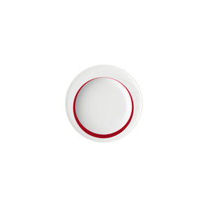 Donna Senior Decor Round Comfort Coupe Plate with Red Wide Band 230mm