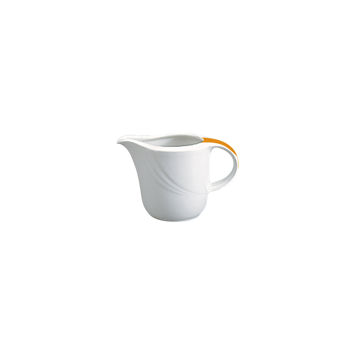 SH9184715/62991 Donna Senior Decor Creamer with Orange Band 150ml Tomkin Australia Hospitality Supplies