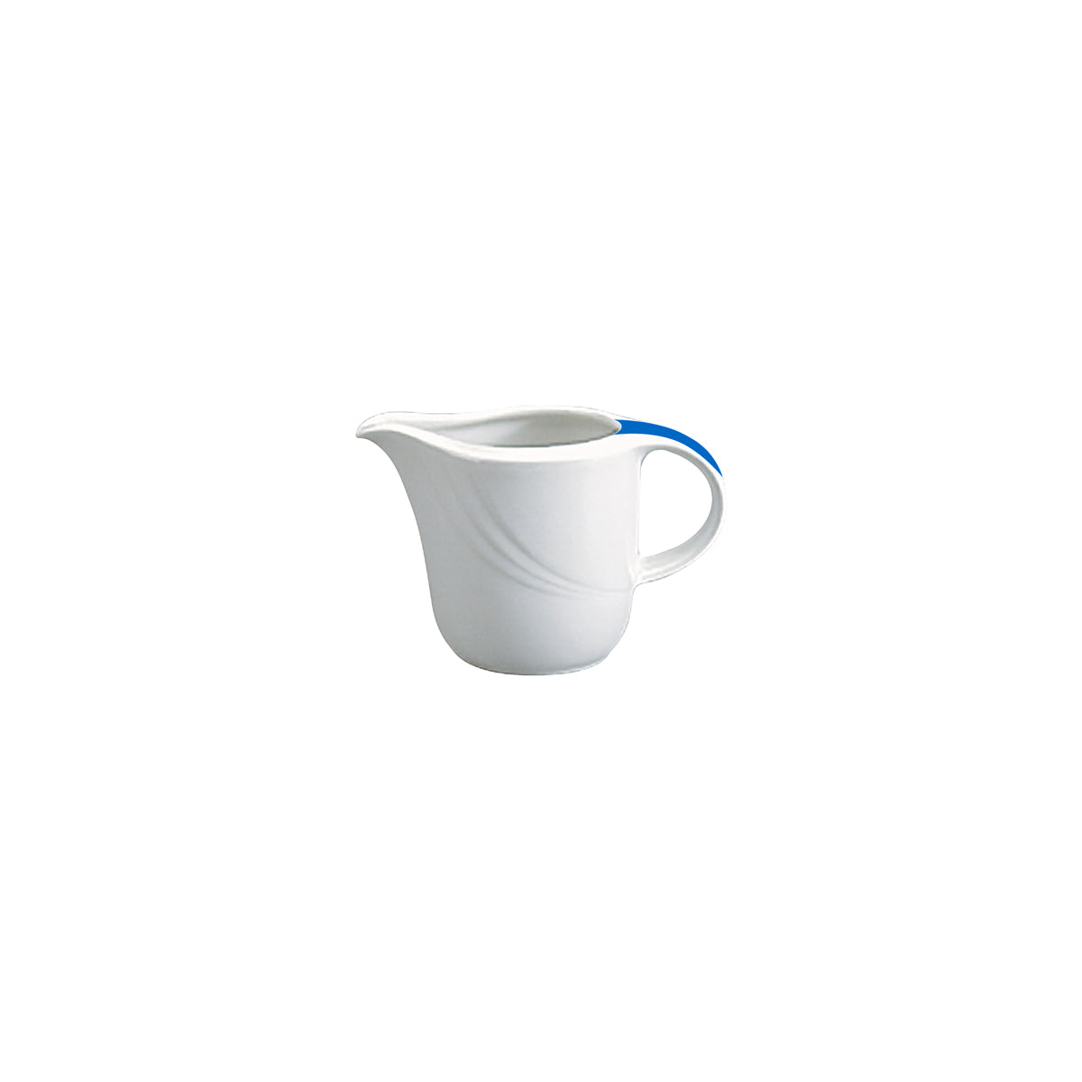 SH9184715/62961 Donna Senior Decor Creamer with Medium Blue Band 150ml Tomkin Australia Hospitality Supplies
