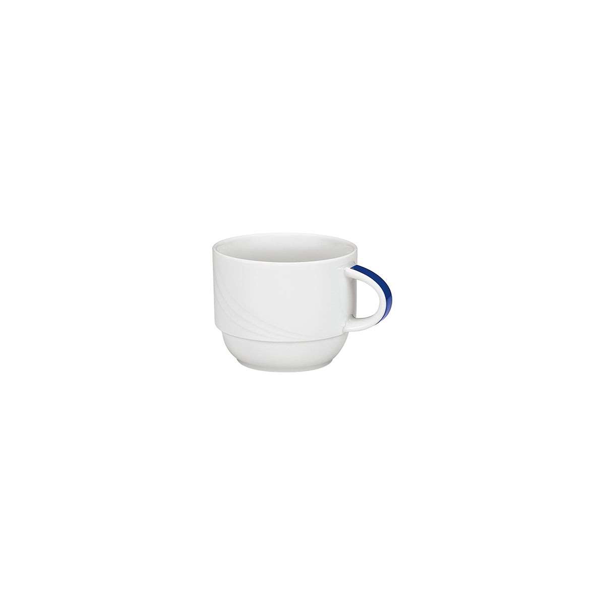 SH9185119/62971 Donna Senior Decor Stackable Cup with Dark Blue Band 180ml Tomkin Australia Hospitality Supplies