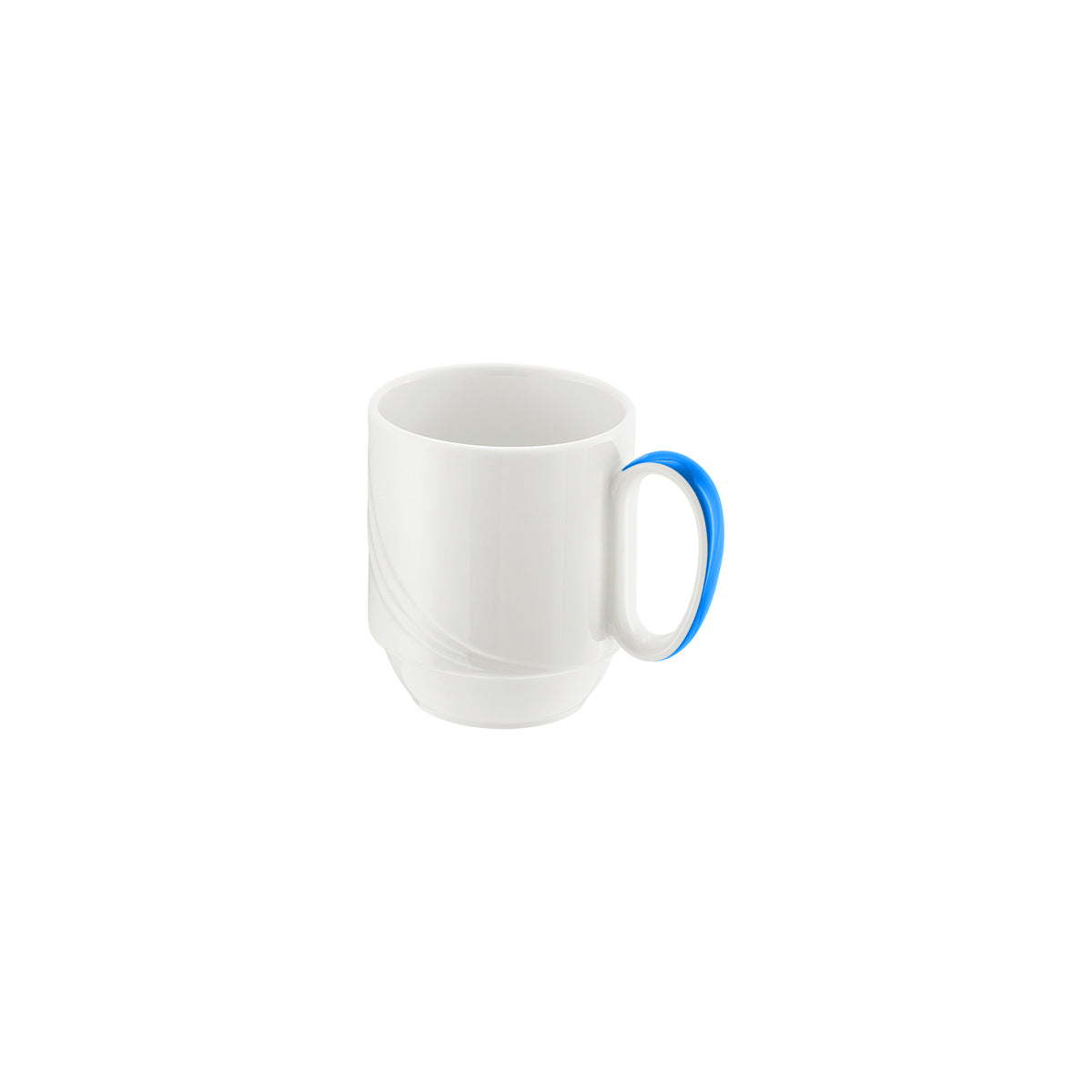 SH9185629/62961 Donna Senior Decor Stackable Mug with Medium Blue Band 280ml Tomkin Australia Hospitality Supplies
