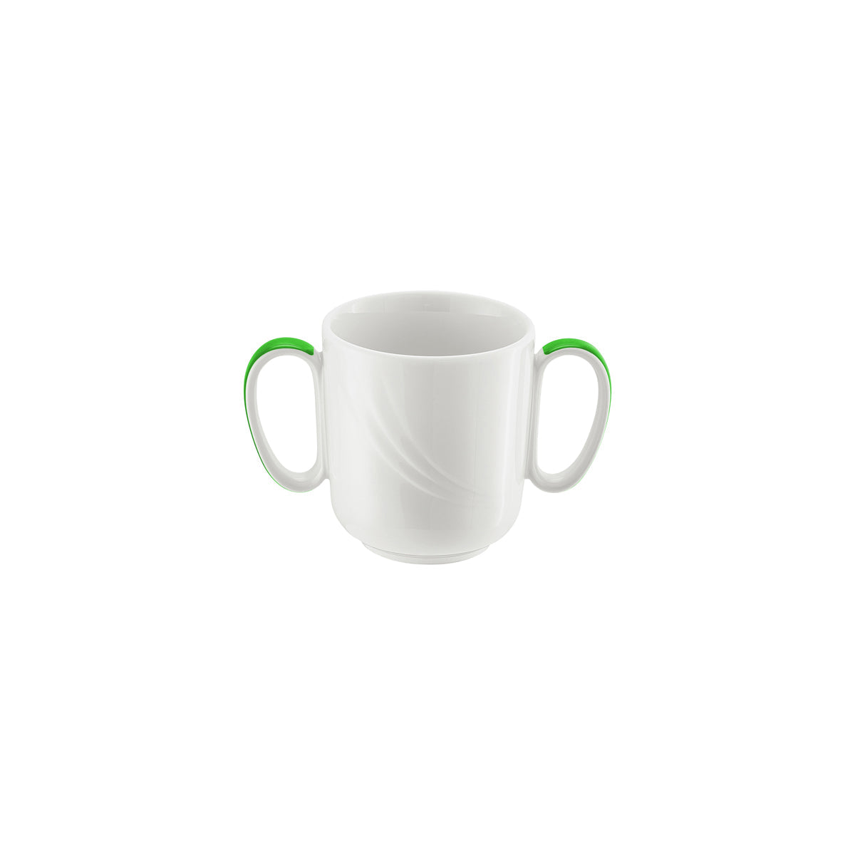 SH9185631/62951 Donna Senior Decor Mug with 2 Handles with Dark Green Band 300ml Tomkin Australia Hospitality Supplies