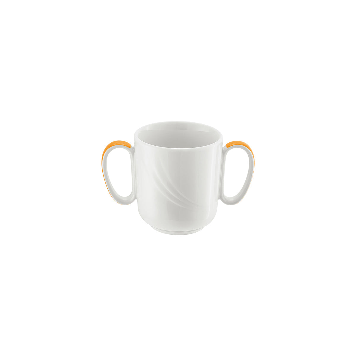 SH9185631/62991 Donna Senior Decor Mug with 2 Handles with Orange Band 300ml Tomkin Australia Hospitality Supplies